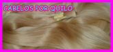 1 QUILO 60 CM CABELO LOIRO