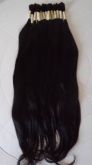 100gramas 50 cm CABELO NATURAL LISO CASTANHO ESCURO