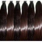100gramas 55  cm CABELO NATURAL LISO CASTANHO MEDIO