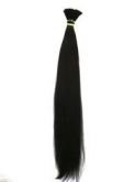 100 gramas cabelo 40cm liso preto